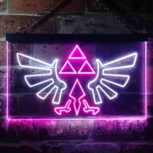 Legend of Zelda Triforce Neon-Like LED Sign