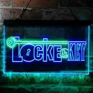 Locke & Key Neon-Like LED Sign
