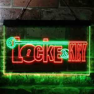 Locke & Key Neon-Like LED Sign