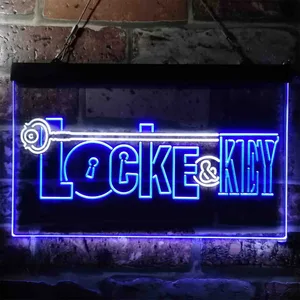 Locke & Key Neon-Like LED Sign