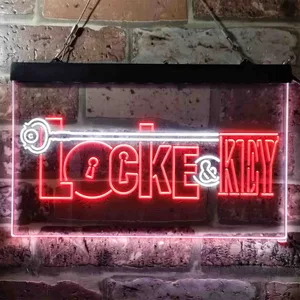 Locke & Key Neon-Like LED Sign