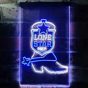 Lone Star Beer - Shoe Neon-Like LED Sign