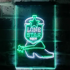 Lone Star Beer - Shoe Neon-Like LED Sign