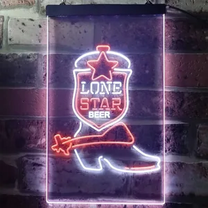 Lone Star Beer - Shoe Neon-Like LED Sign