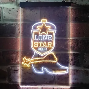Lone Star Beer - Shoe Neon-Like LED Sign