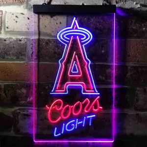 Los Angeles Angels Coors Light Neon-Like LED Sign