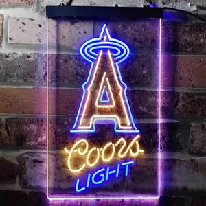Los Angeles Angels Coors Light Neon-Like LED Sign