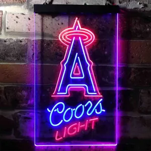 Los Angeles Angels Coors Light Neon-Like LED Sign
