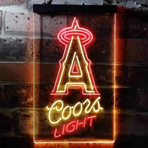 Los Angeles Angels Coors Light Neon-Like LED Sign