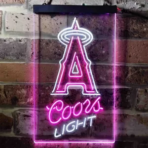 Los Angeles Angels Coors Light Neon-Like LED Sign