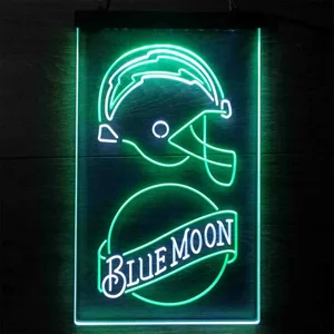 Los Angeles Chargers Blue Moon Neon-Like LED Sign