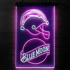 Los Angeles Chargers Blue Moon Neon-Like LED Sign