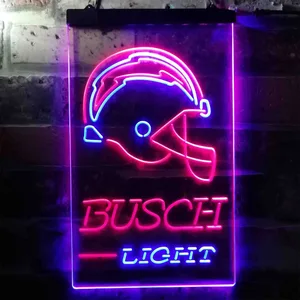 Los Angeles Chargers Busch Light 2 Neon-Like LED Sign