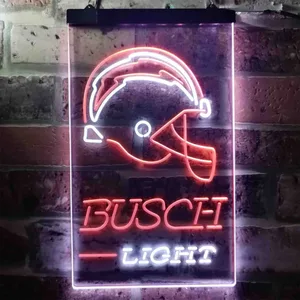 Los Angeles Chargers Busch Light 2 Neon-Like LED Sign