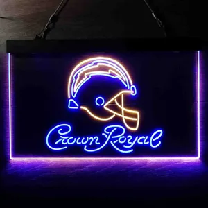 Los Angeles Chargers Crown Royal Neon-Like LED Sign