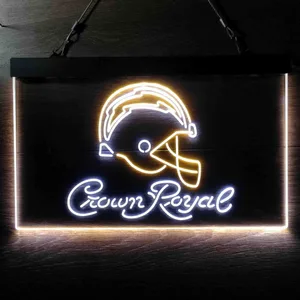 Los Angeles Chargers Crown Royal Neon-Like LED Sign