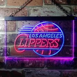 Los Angeles Clippers Logo Neon-Like LED Sign - Legacy Edition