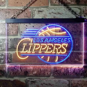 Los Angeles Clippers Logo Neon-Like LED Sign - Legacy Edition