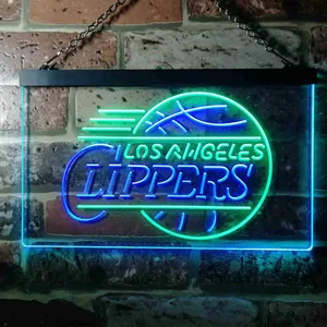 Los Angeles Clippers Logo Neon-Like LED Sign - Legacy Edition