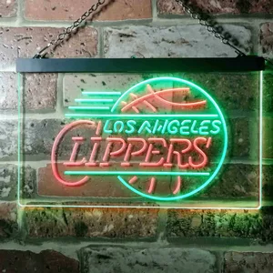 Los Angeles Clippers Logo Neon-Like LED Sign - Legacy Edition