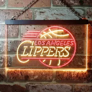 Los Angeles Clippers Logo Neon-Like LED Sign - Legacy Edition