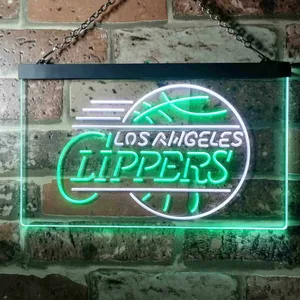 Los Angeles Clippers Logo Neon-Like LED Sign - Legacy Edition