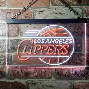 Los Angeles Clippers Logo Neon-Like LED Sign - Legacy Edition