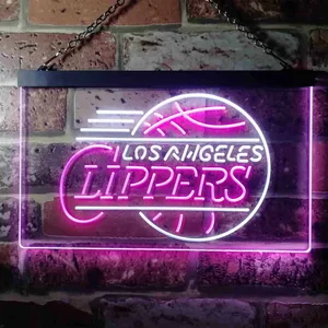 Los Angeles Clippers Logo Neon-Like LED Sign - Legacy Edition