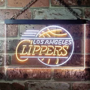 Los Angeles Clippers Logo Neon-Like LED Sign - Legacy Edition