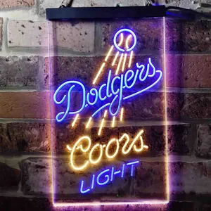 Los Angeles Dodgers Coors Light Neon-Like LED Sign