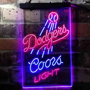 Los Angeles Dodgers Coors Light Neon-Like LED Sign