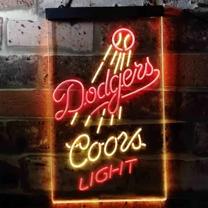 Los Angeles Dodgers Coors Light Neon-Like LED Sign