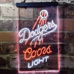 Los Angeles Dodgers Coors Light Neon-Like LED Sign