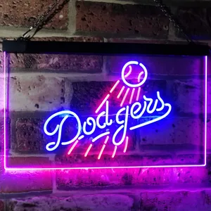 Los Angeles Dodgers Logo 1 Neon-Like LED Sign