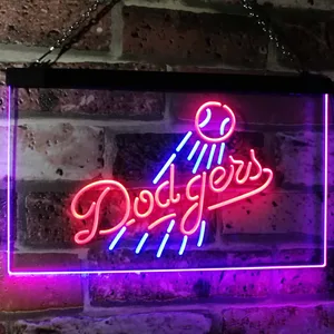 Los Angeles Dodgers Logo 1 Neon-Like LED Sign