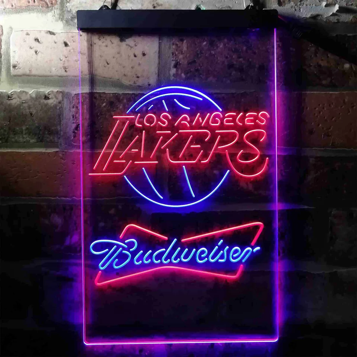 Los Angeles Lakers Budweiser Neon-Like LED Sign