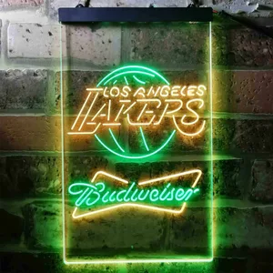Los Angeles Lakers Budweiser Neon-Like LED Sign