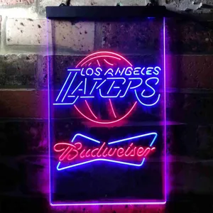 Los Angeles Lakers Budweiser Neon-Like LED Sign