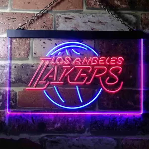 Los Angeles Lakers Logo Neon-Like LED Sign