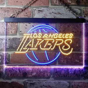 Los Angeles Lakers Logo Neon-Like LED Sign