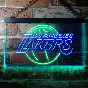 Los Angeles Lakers Logo Neon-Like LED Sign