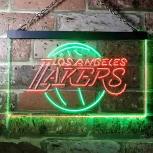 Los Angeles Lakers Logo Neon-Like LED Sign