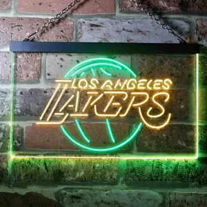 Los Angeles Lakers Logo Neon-Like LED Sign