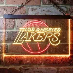 Los Angeles Lakers Logo Neon-Like LED Sign