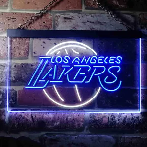 Los Angeles Lakers Logo Neon-Like LED Sign