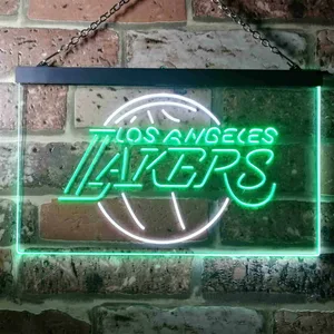 Los Angeles Lakers Logo Neon-Like LED Sign