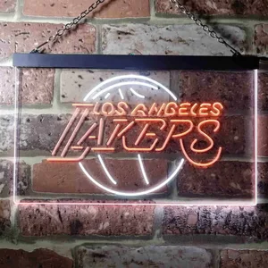 Los Angeles Lakers Logo Neon-Like LED Sign