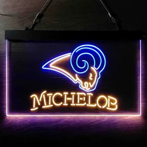Los Angeles Rams Michelob Neon-Like LED Sign