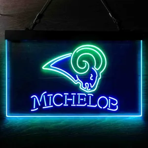 Los Angeles Rams Michelob Neon-Like LED Sign