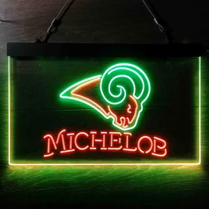 Los Angeles Rams Michelob Neon-Like LED Sign